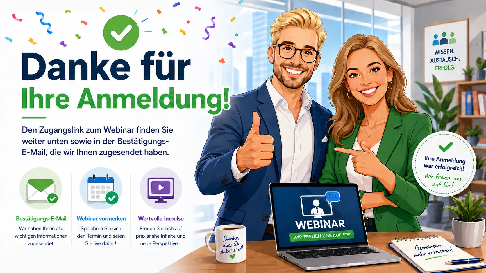 Danke für Ihre Anmeldung zum Webinar