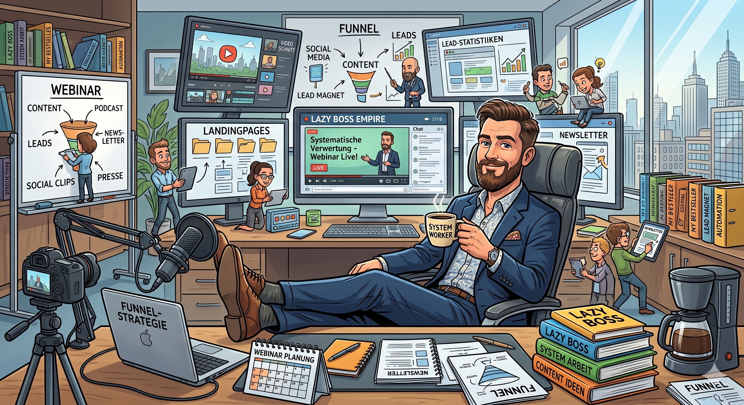 Lazy-Boss-Masterclass Webinarbild